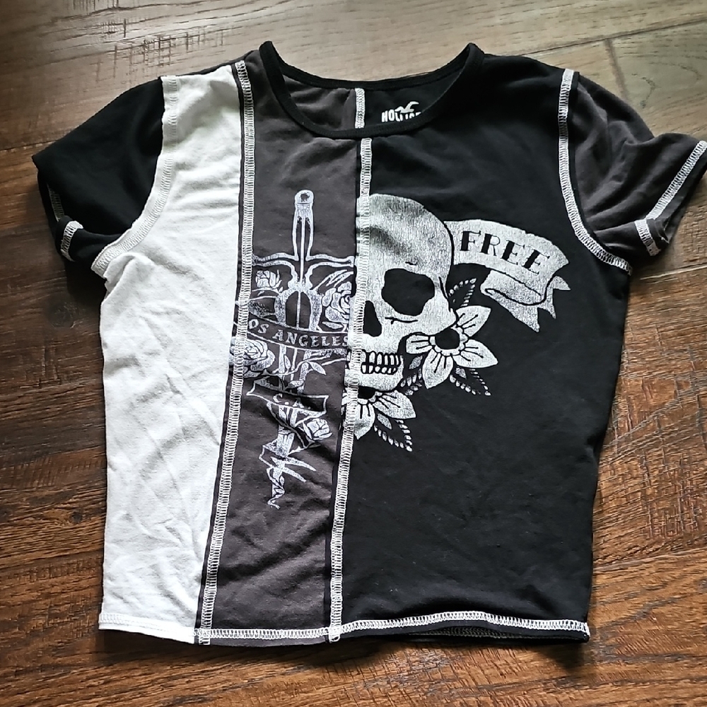 Black and White Kids Graphic Tee